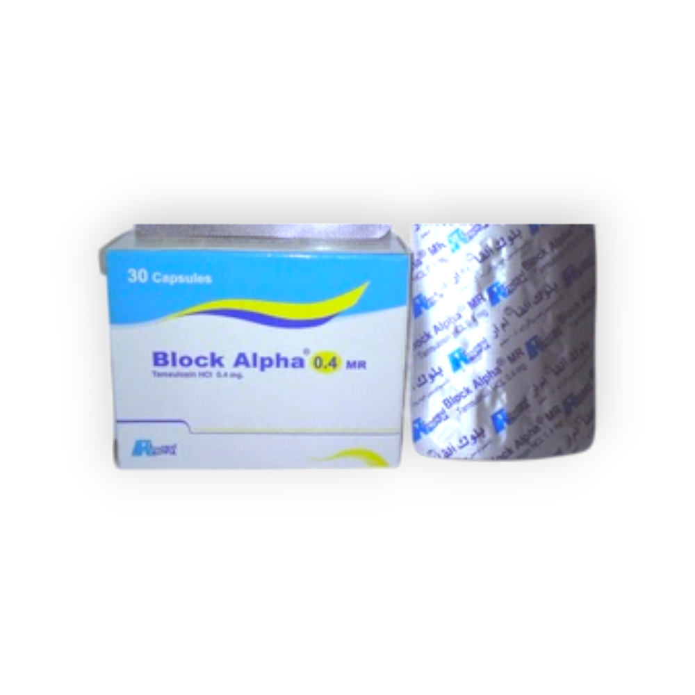 BLOCK ALPHA 0.4 MG MR 30 CAPSULES