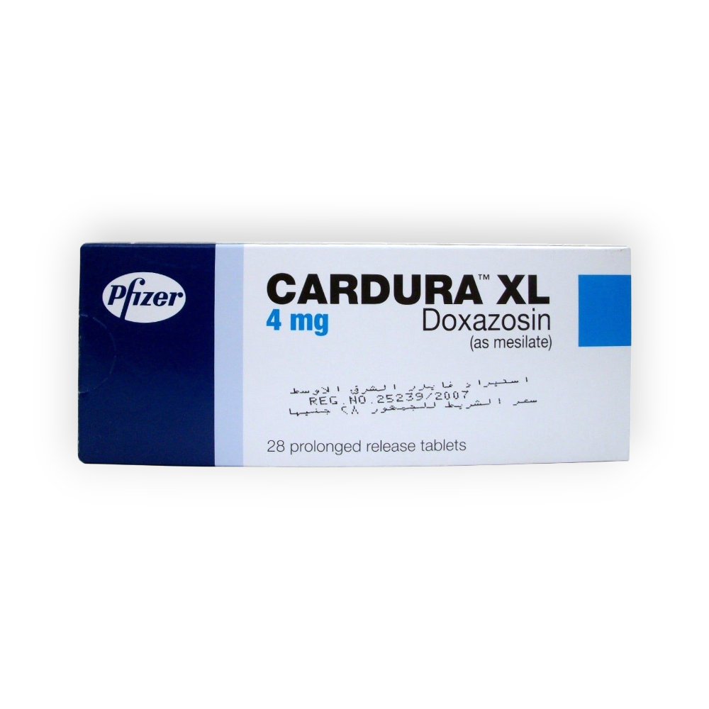 CARDURA XL 4 MG 28 TABLET