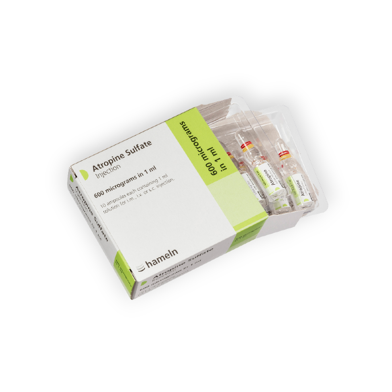 ATROPINE SULPHATE 0.1% 6 AMPULES 1 M