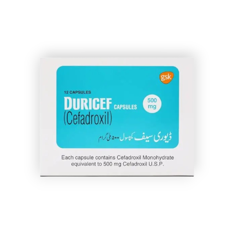 DURICEF 500 MG 12 CAPSULES