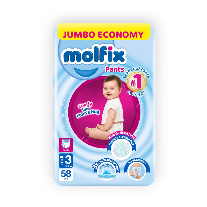 MOLFIX PANTS JUMBO MIDI (3) 58pieces