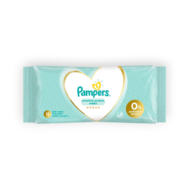 PAMPERS SENSITIVE PROTECT 12 WIPES