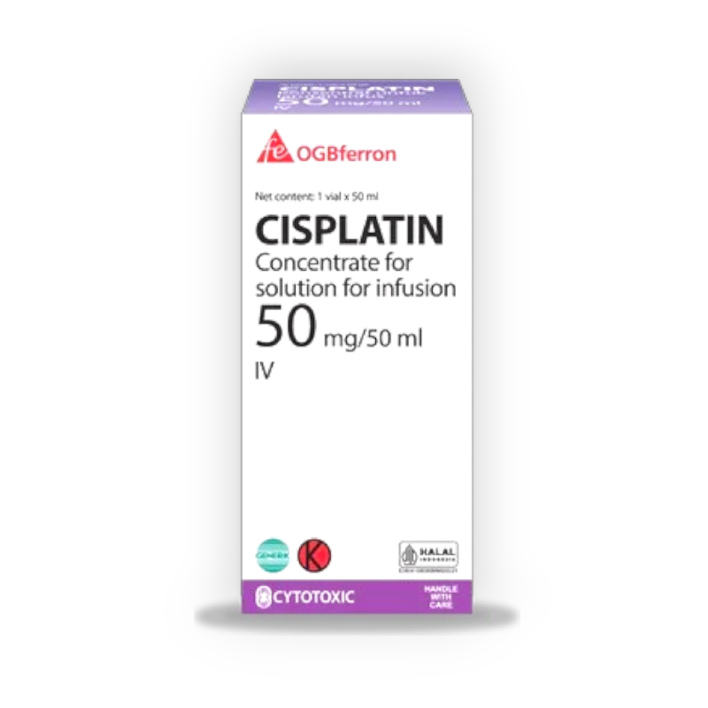 CISPLATIN 50 MG VIAL