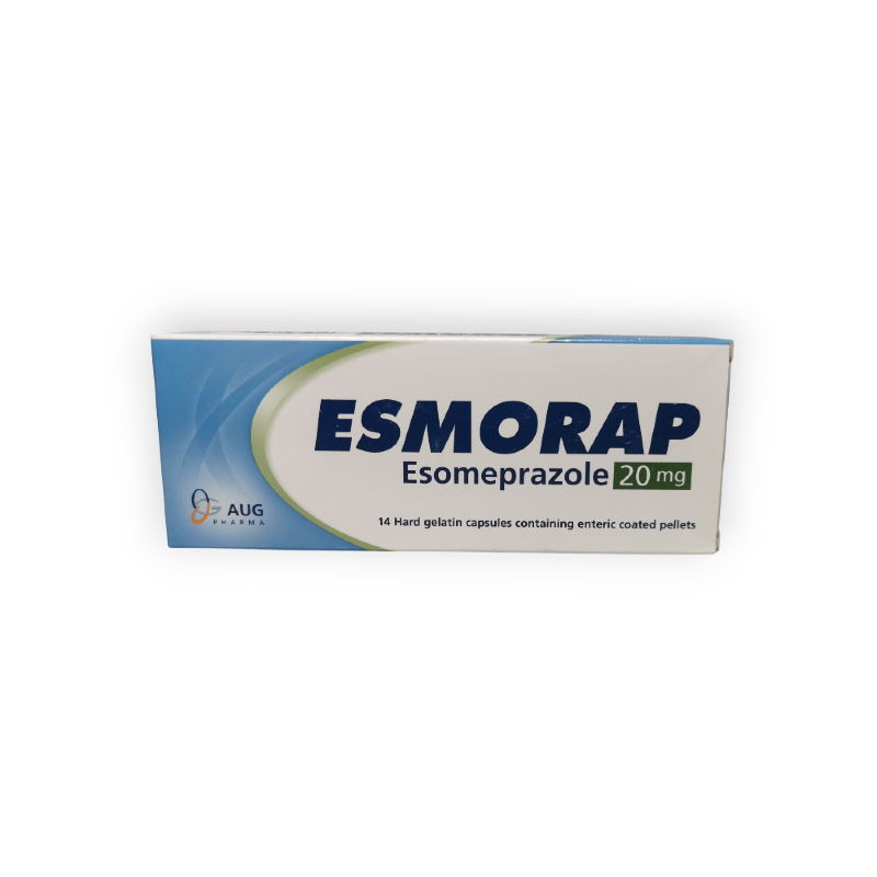 ESMORAP 20 MG 14 CAPSULES