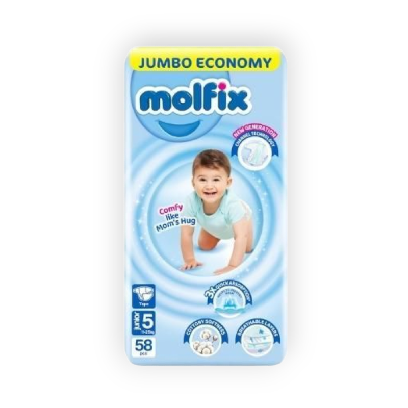 MOLFIX JUNIOR JUMBO (5) 58  DIAPERPER