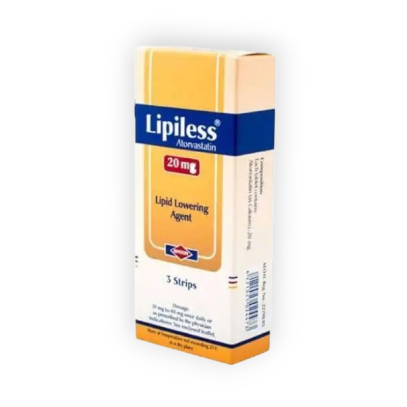 LIPILESS 20 MG 21 TABLET