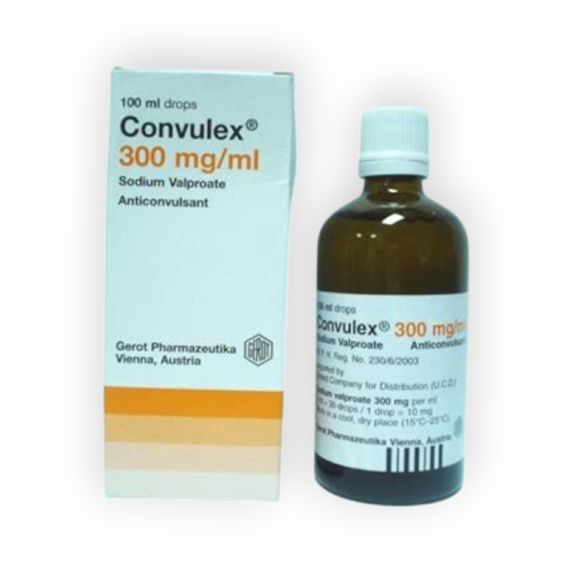 CONVULEX 300 MG DROPS 100 ML