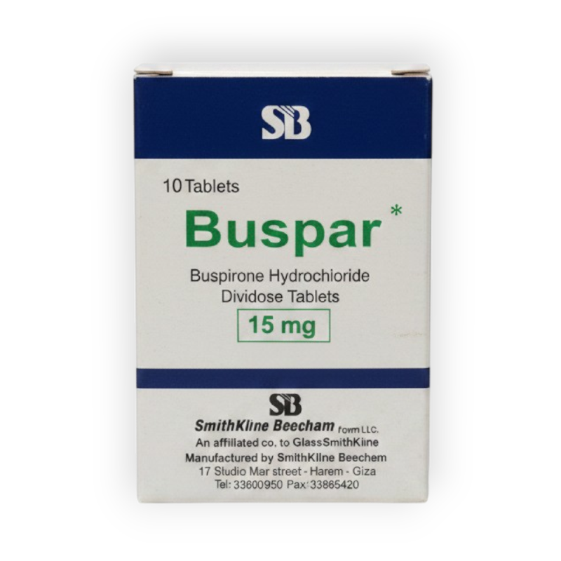 BUSPAR 15 MG 10 TABLET