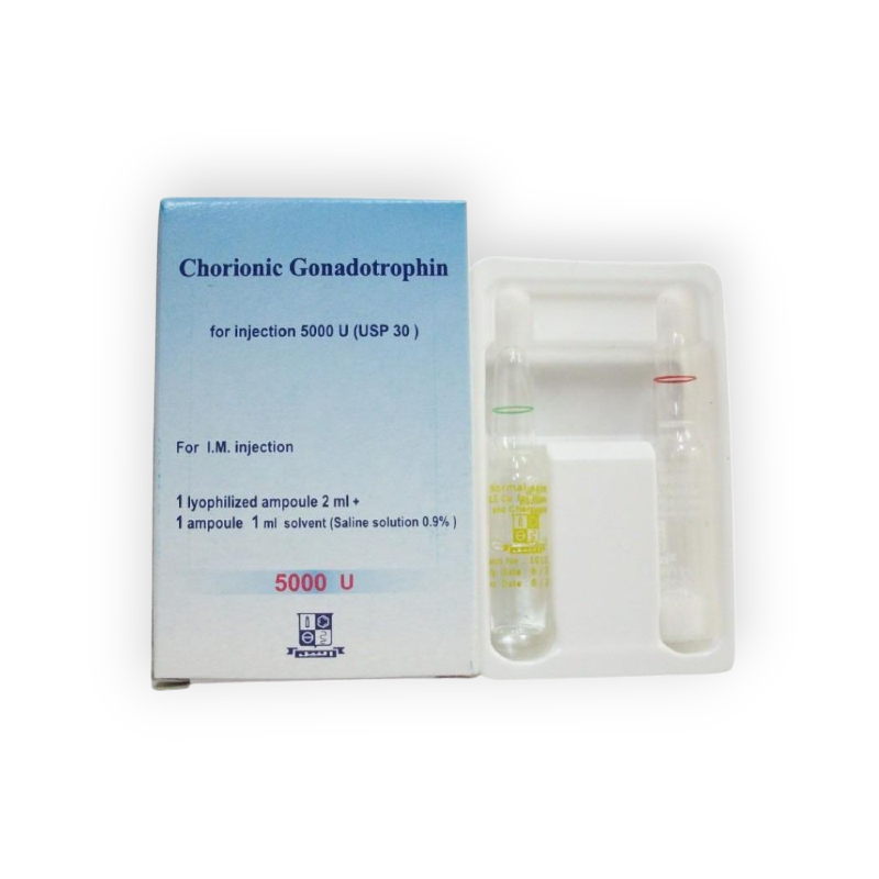 CHORIONIC GONADOTROPHIN 5000 MG 1 AMP