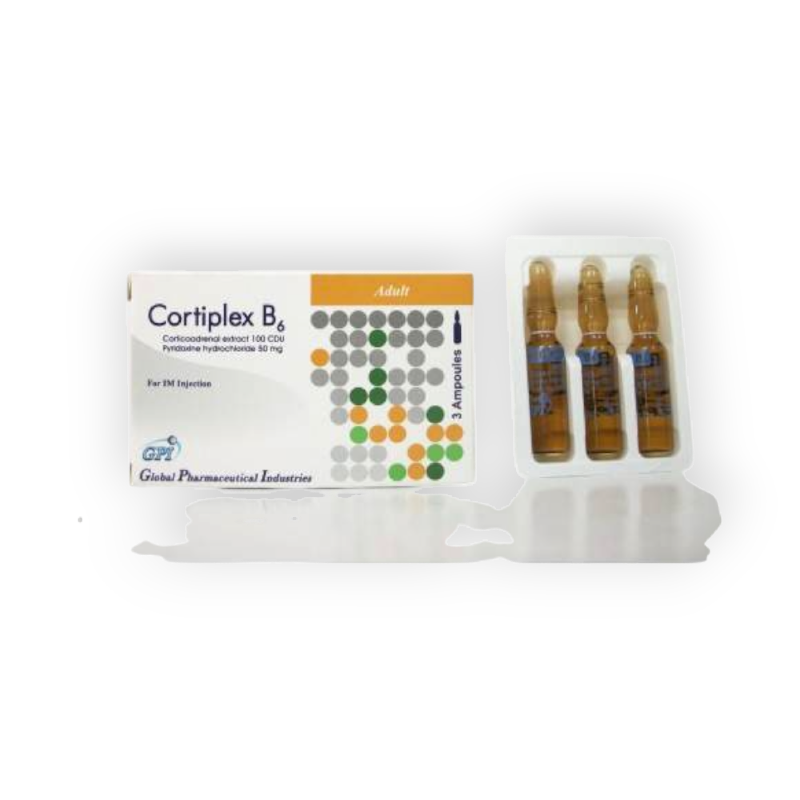 CORTIPLEX B6 ADULT 3 AMPULES