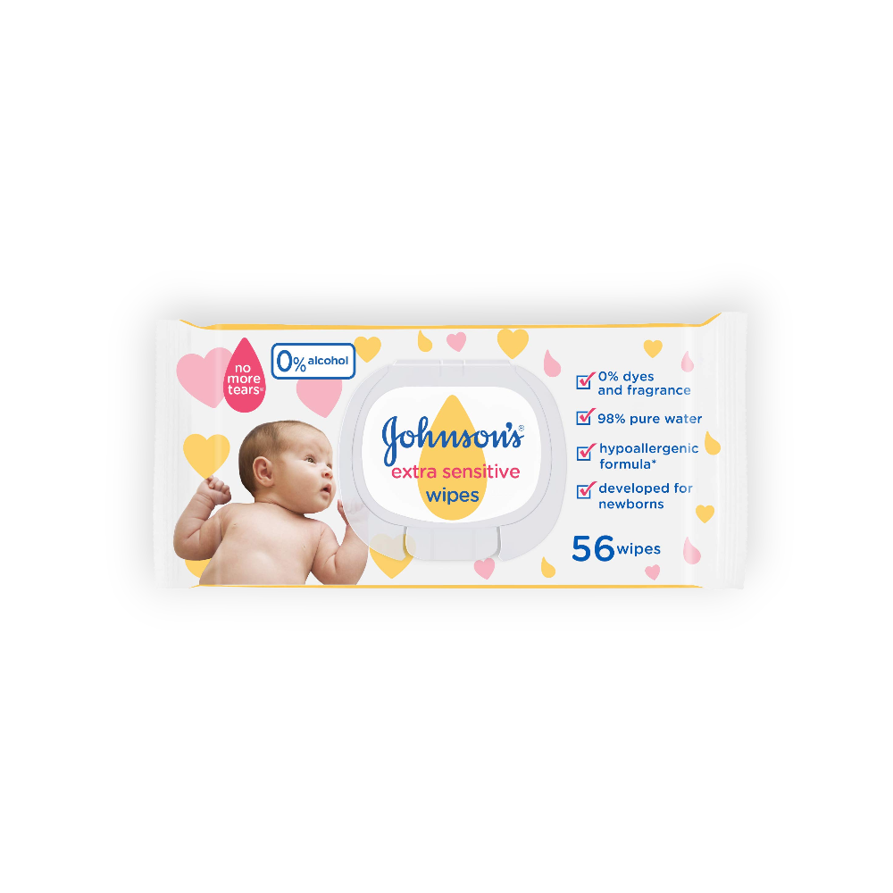 JOHNSONS MICELLAR WIPES EXTRA-SENSITIVE 25WIPES
