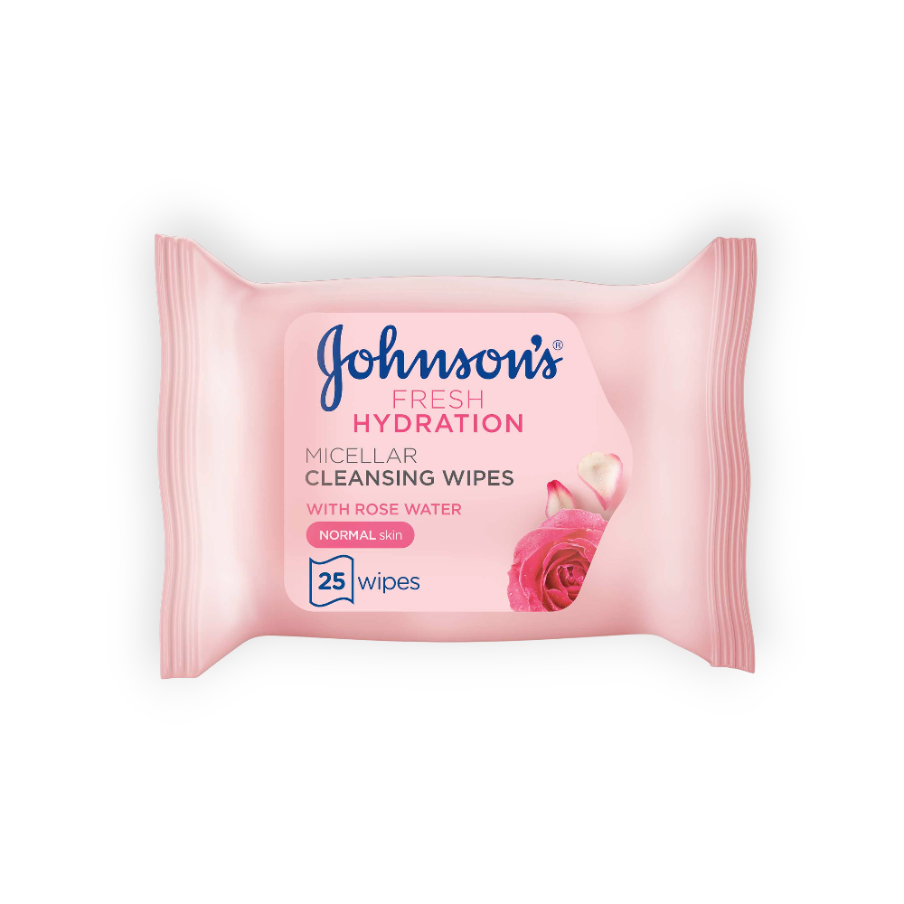 JOHNSONS MICELLAR WIPES REFRESHING 25WIPES