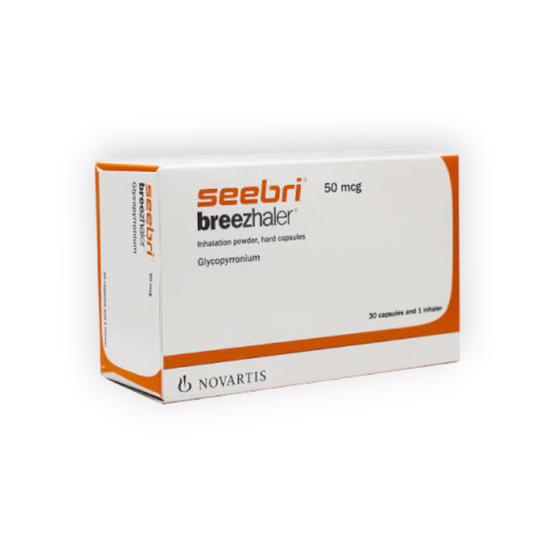 SEEBRI BREEZ HALER 50 MCG (3 STRIP) 30 CAPSULES