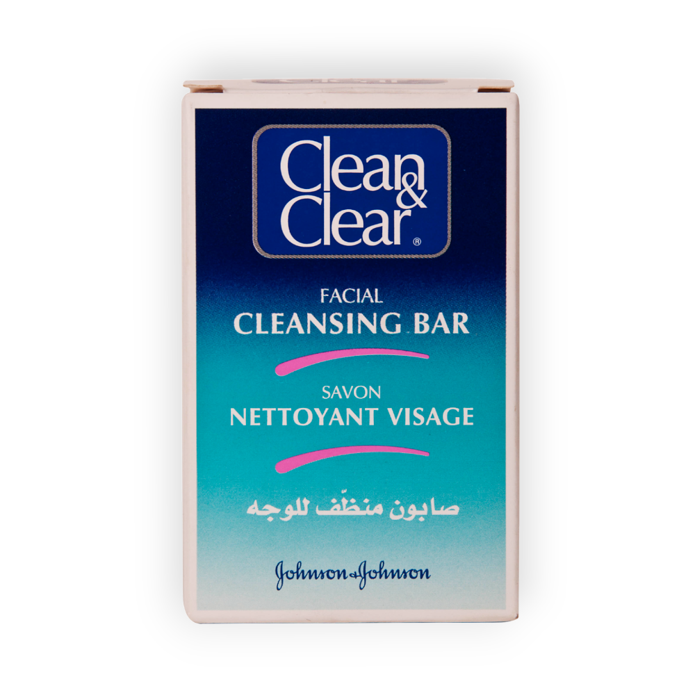 CLEAN & CLEAR FACIAL CLEANSING BAR SOAP 75GM