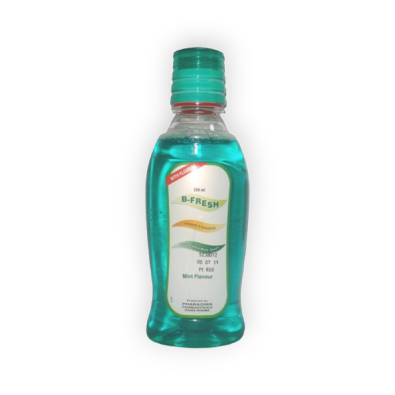 B-FRESH MOUTH WASH 250 ML (Mint green)