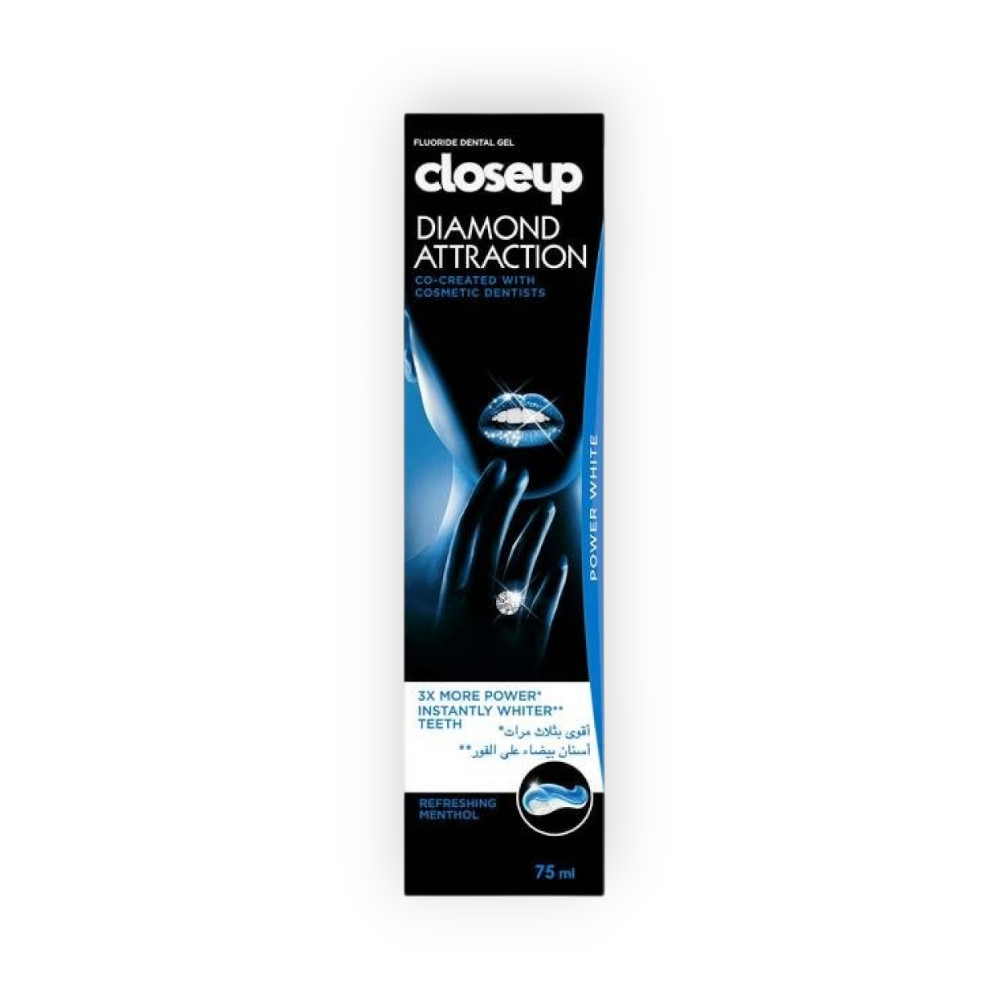 CLOSE UP DIAMOND ATTRACTION POWER WHITE 75 ML