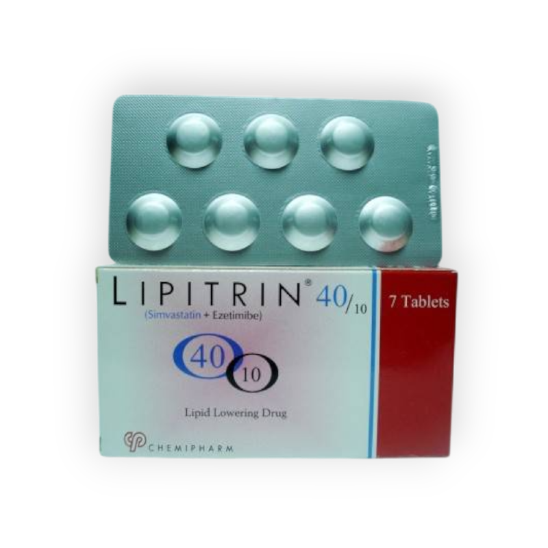 LIPITRIN 10/40 MG  7 TABLET