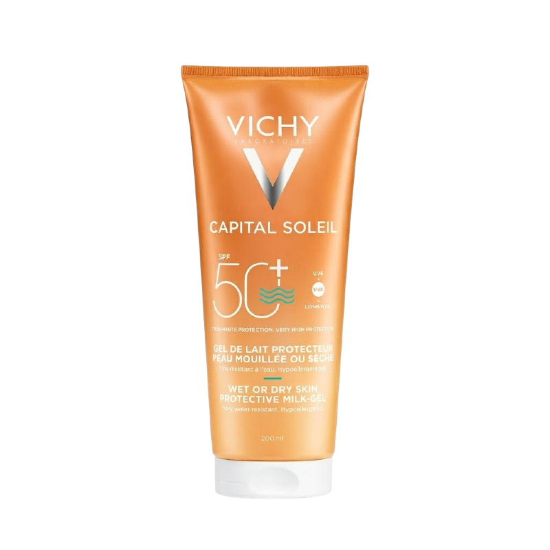 VICHY IDEAL SOLEIL+50 ULTRA-MELTING MILK GEL 200ML