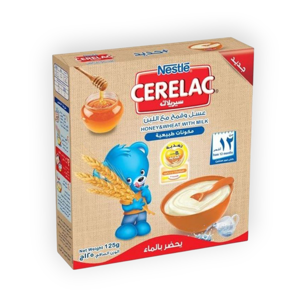 CERELAC IRON HONEY+WHEAT WITH MILK 125GM