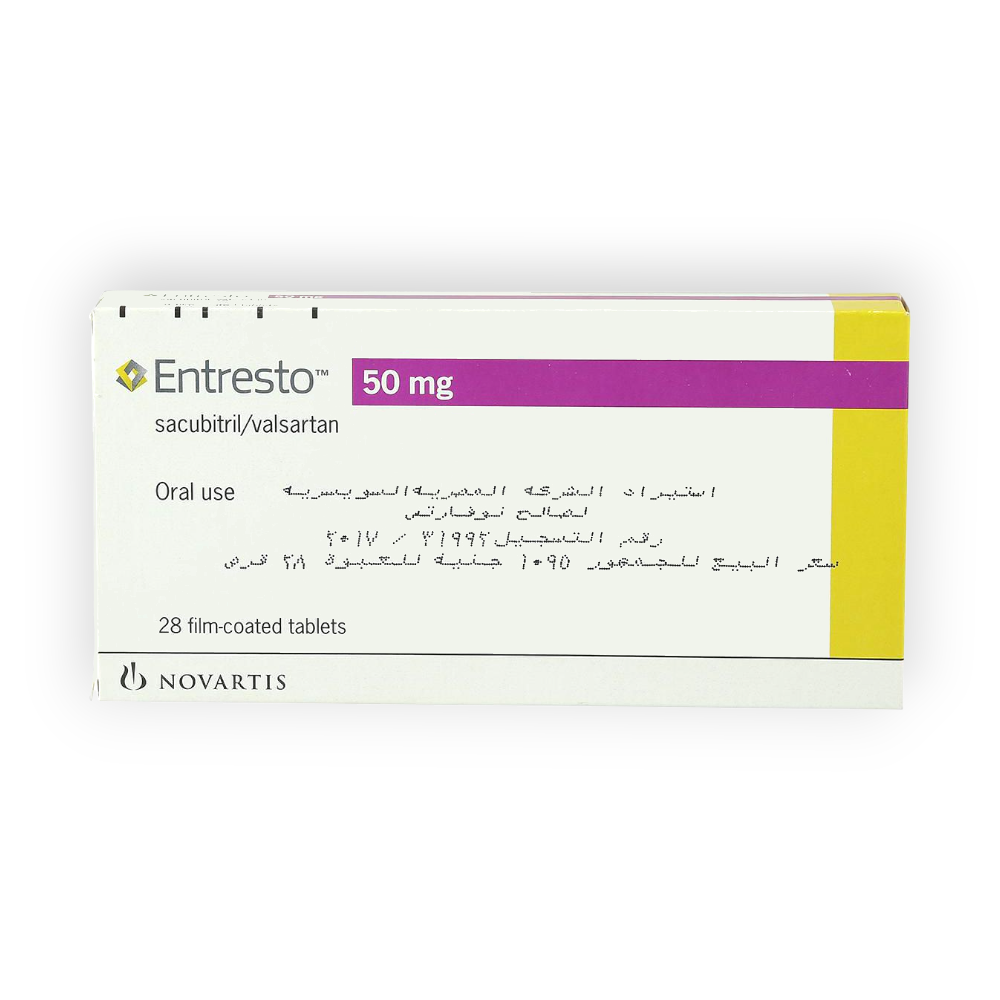 ENTRESTO 50 MG 28 TABLET