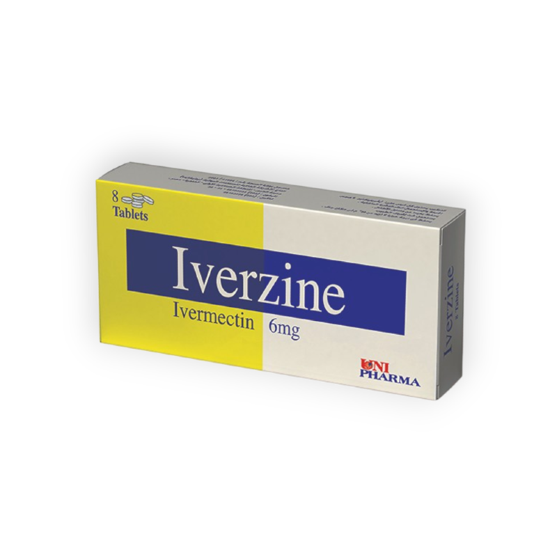 IVERZINE 6 MG 8 TABLET