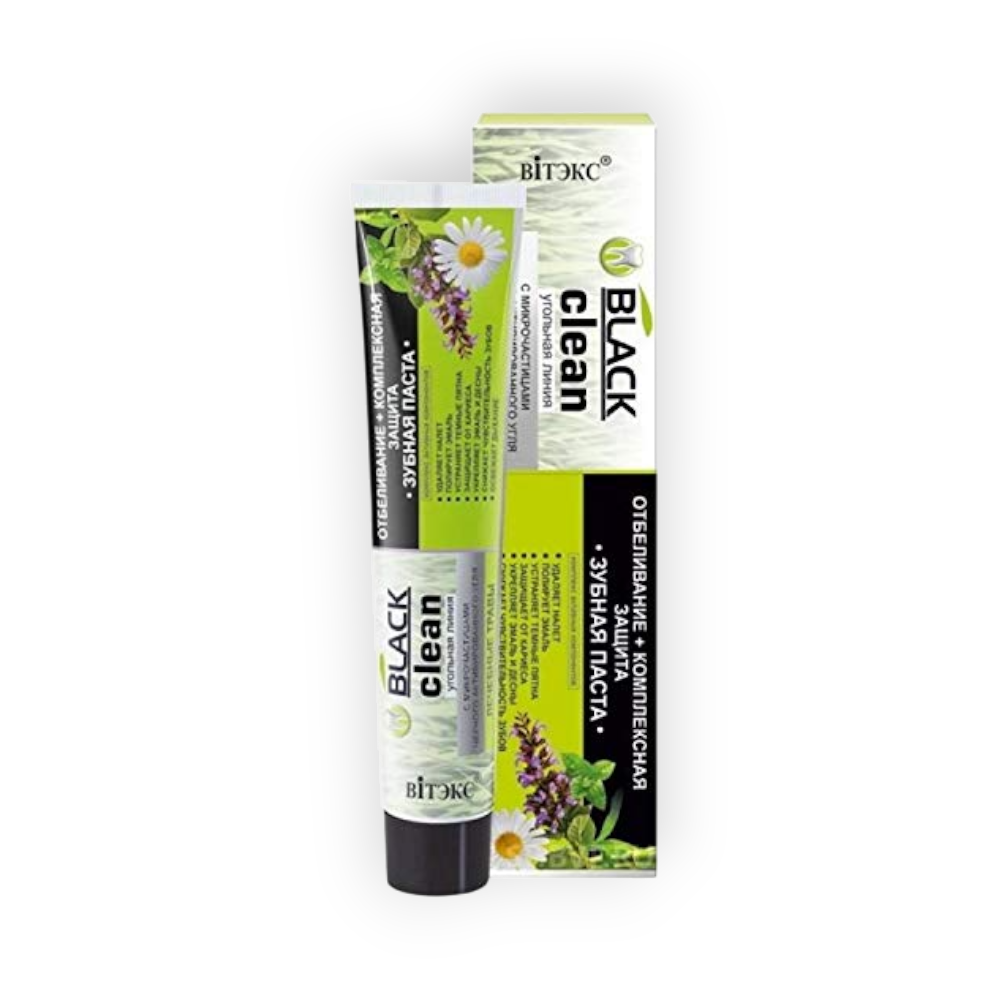 BLACK CLEAN WHITENING+COMPLEX PROT. TOOTHPASTE 85G