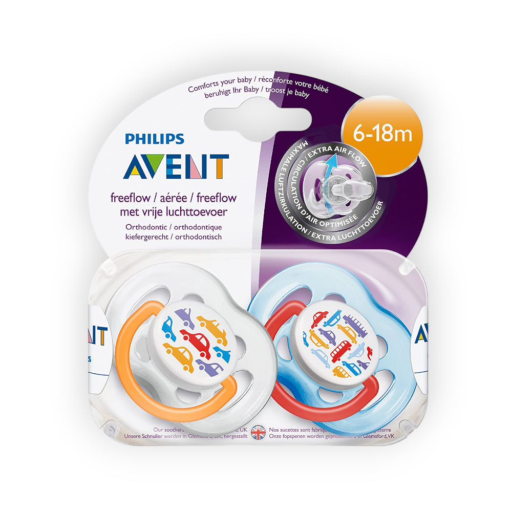 AVENT ORTHODONTIC FREEFLOW 6-18 Month *17262