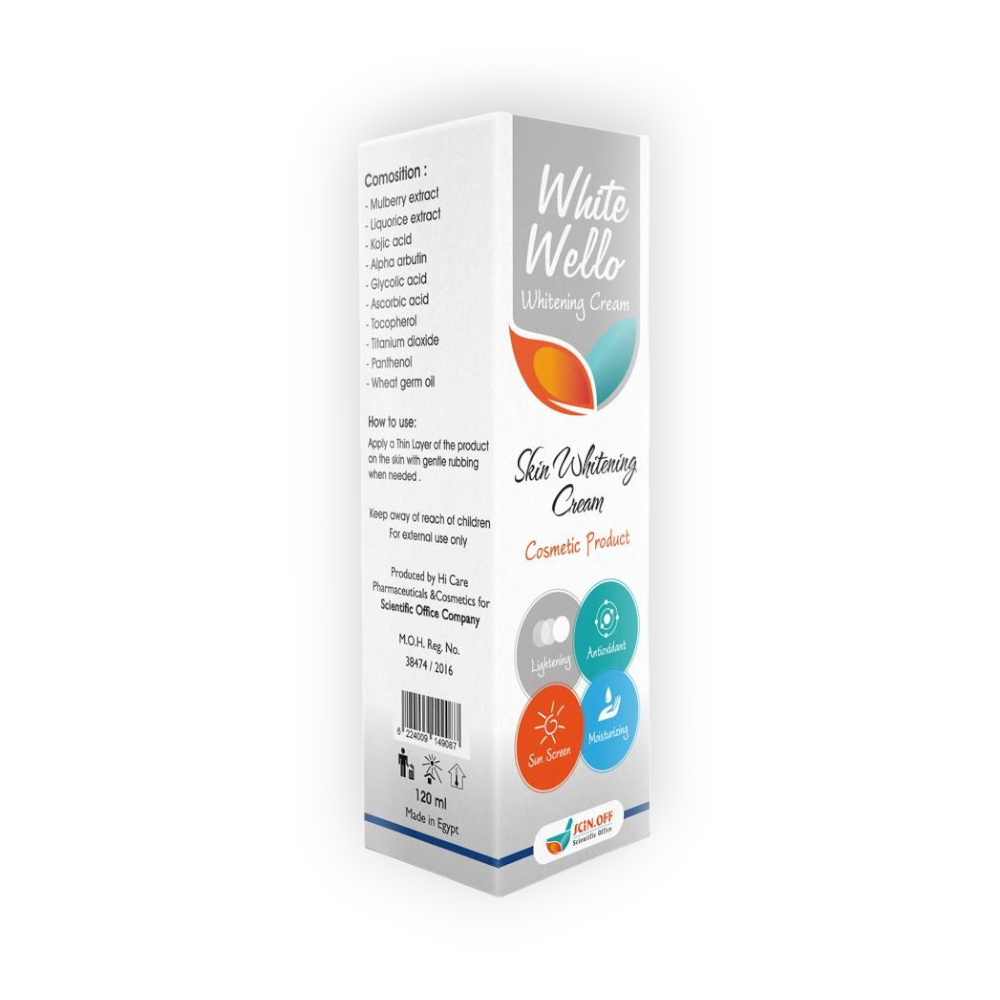 WHITE WELLO SKIN WHITING CREAM  120ML