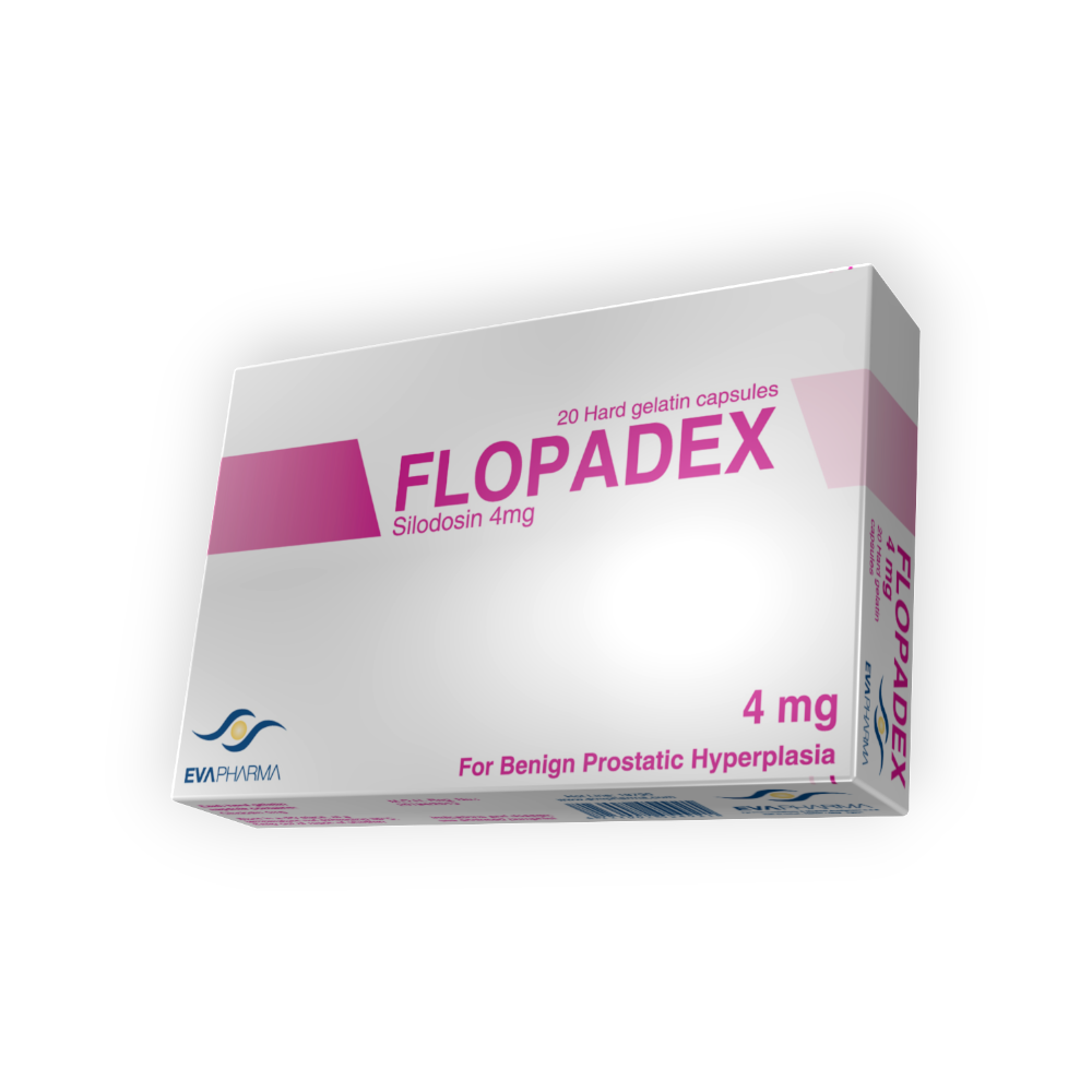 FLOPADEX 4 MG 20 CAPSULES