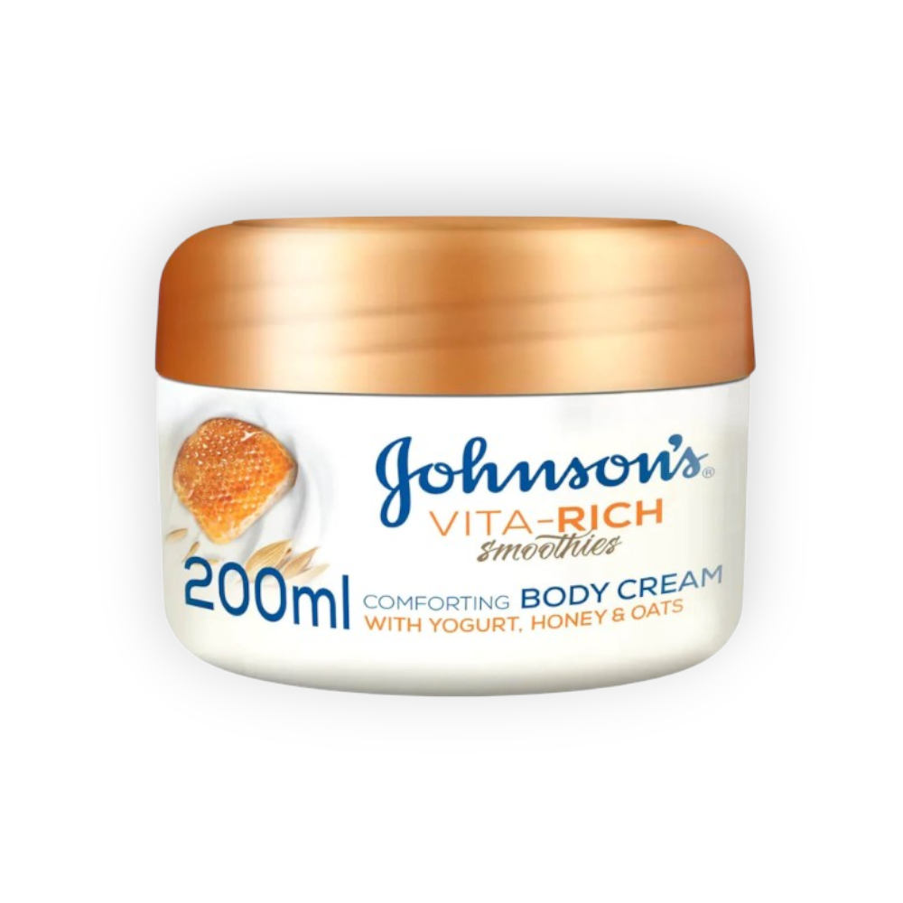 JOHNSONE VITA-RICH BODY CREAM HONEY&OATS 200ML