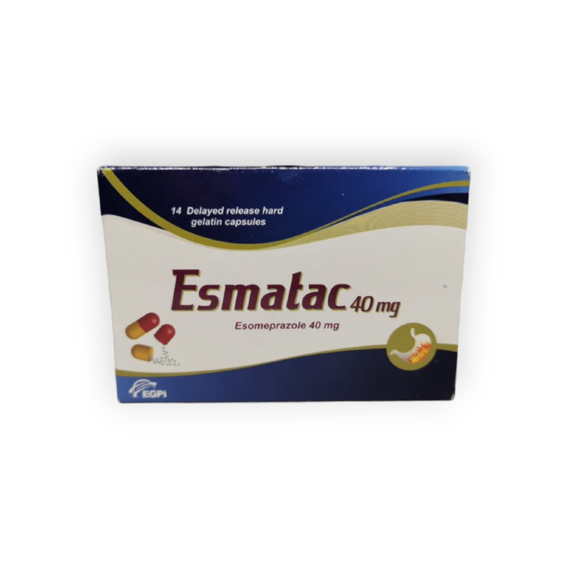 ESMATAC 40 MG 14 CAPSULES