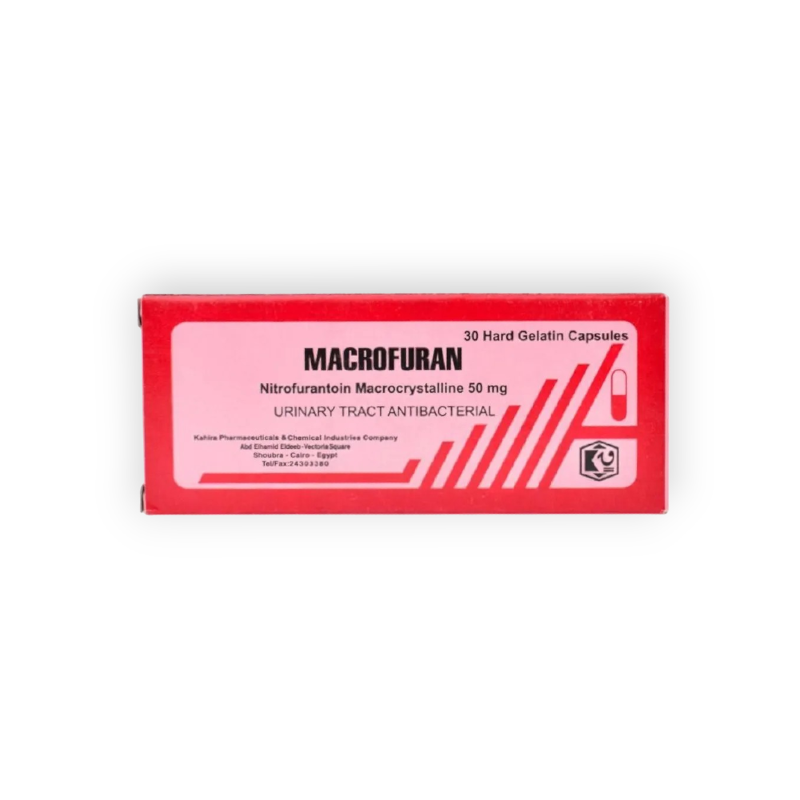 MACROFURAN 50MG 30 CAPSULES