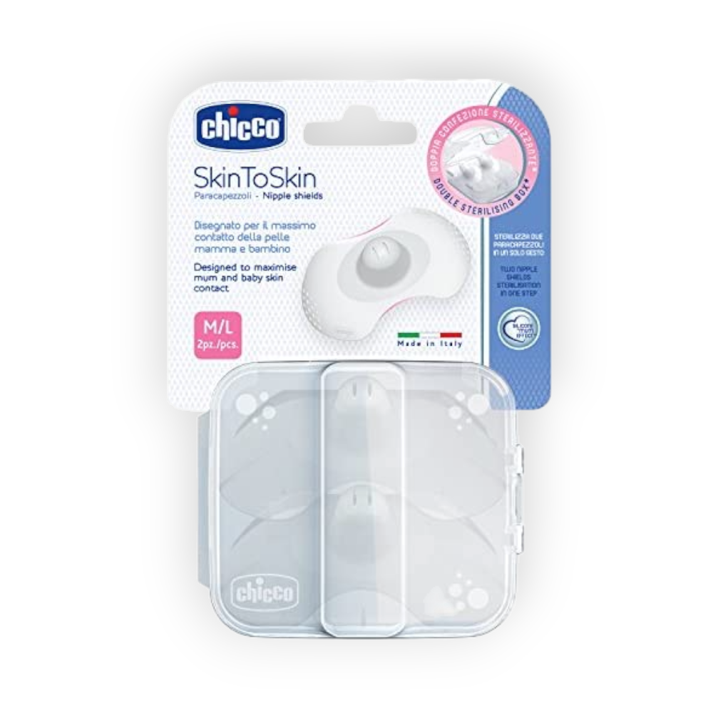 CHICCO SKIN TO SKIN NIPPLE SHIELDS M/L CODE.0473