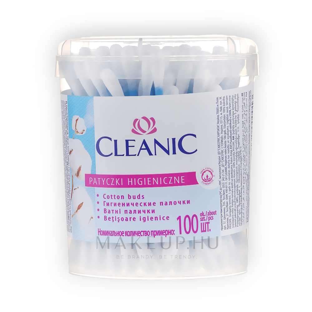 CLEANIC PROFESSIONAL3D COTTON PADS 110 Piece 894