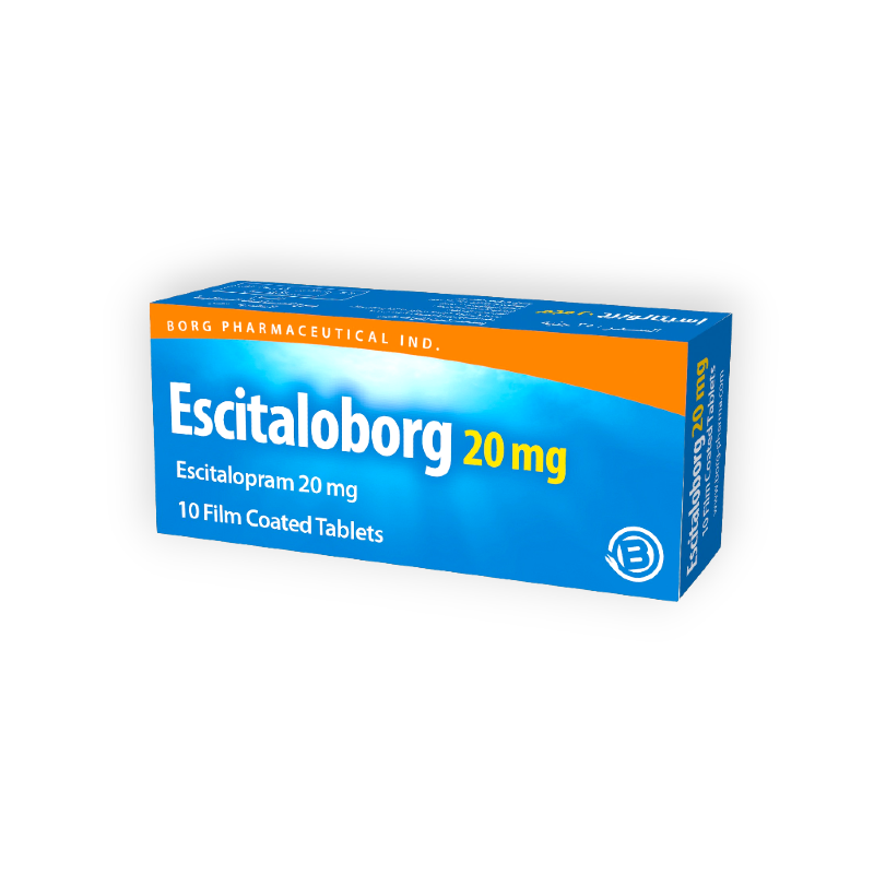 ESCITALOBORG 20 MG 10 TABLET