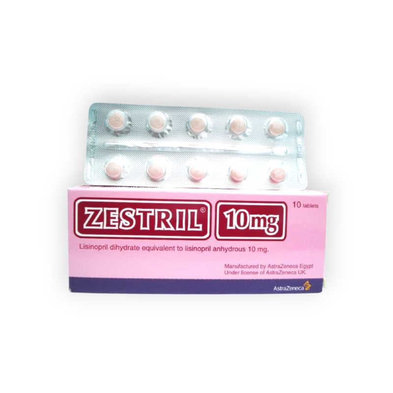 ZESTRIL 10 MG 10 TABLET