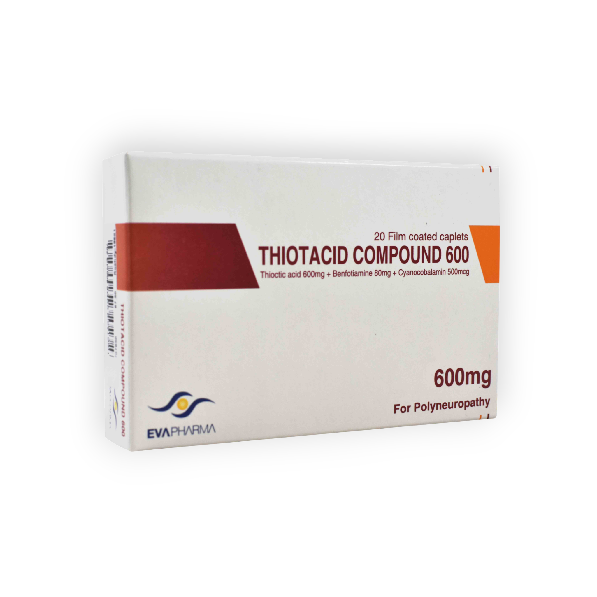 THIOTACID COMPOUND 600 MG 20 CAPSULES