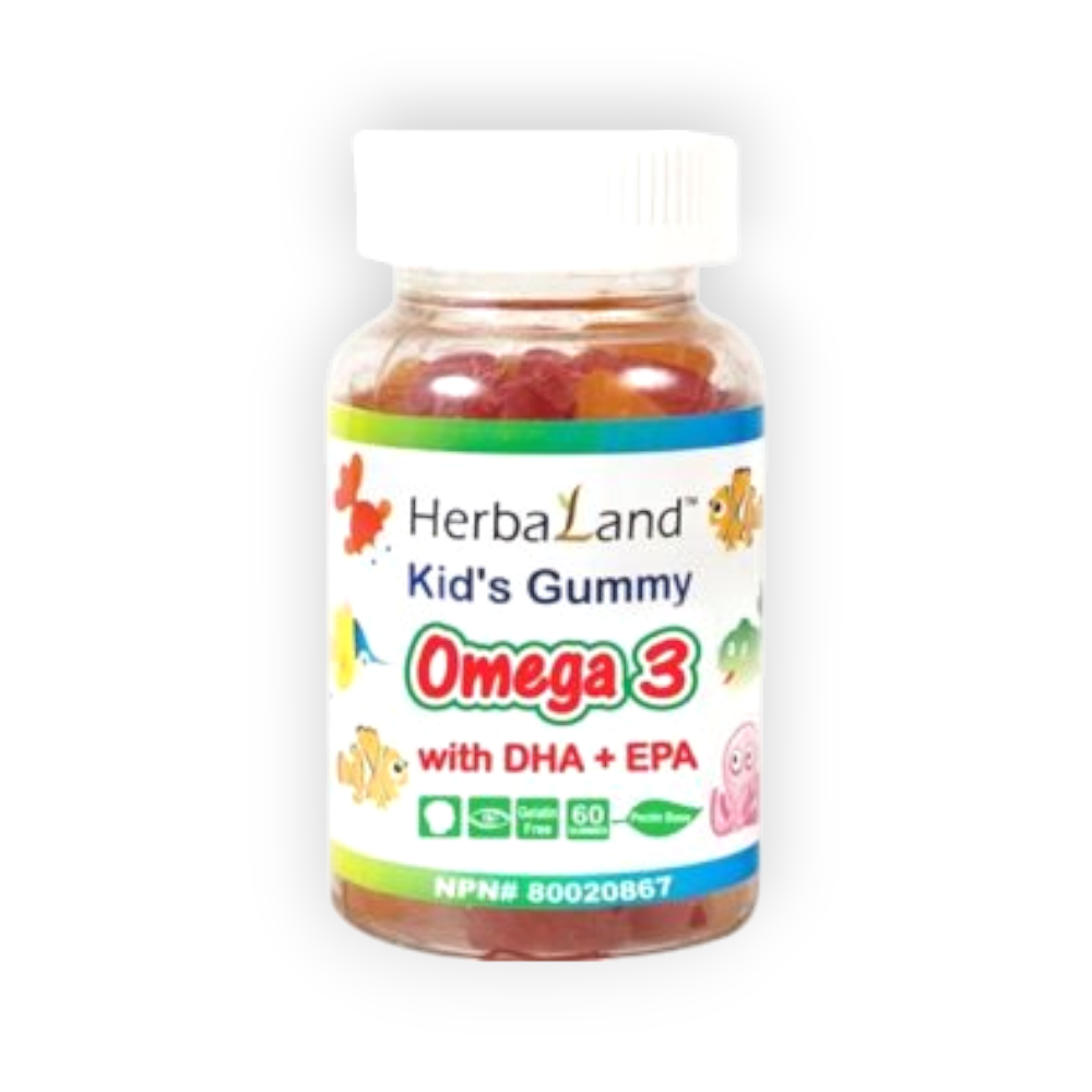 HERBALAND GUM OMEGA 3 KIDS 60 GUMMES
