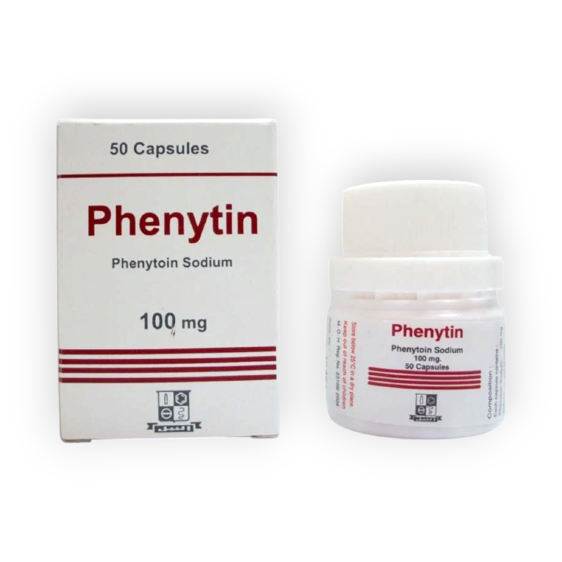 PHENYTIN 100 MG 50 CAPSULES