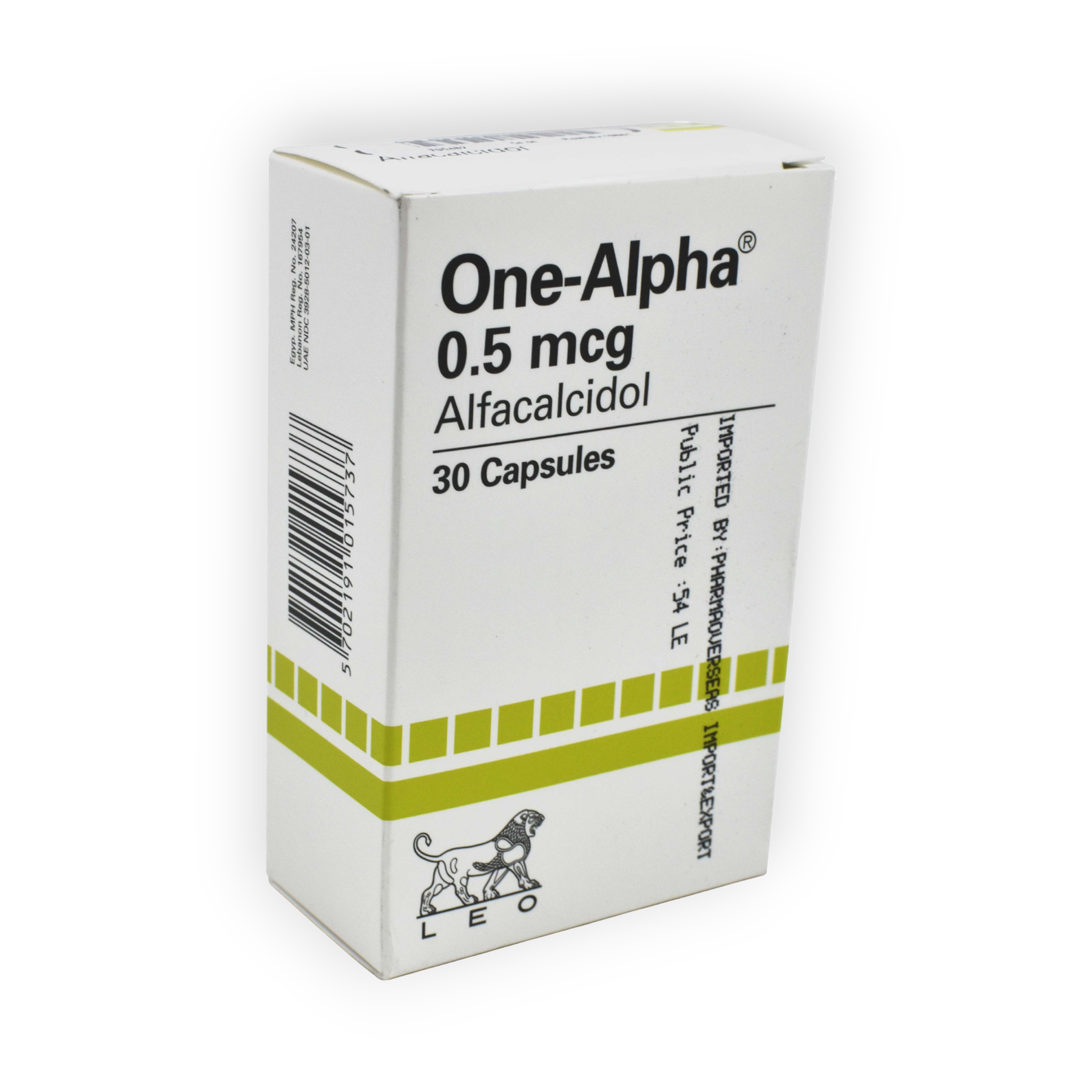 ONE-ALPHA 0.5 MCG 30 CAPSULES