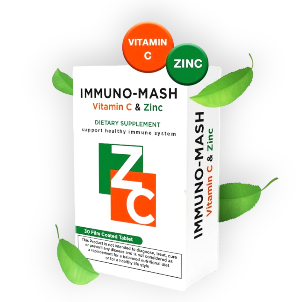 IMMUNO - MASH VITAMIN C & ZINC 30 TABLET
