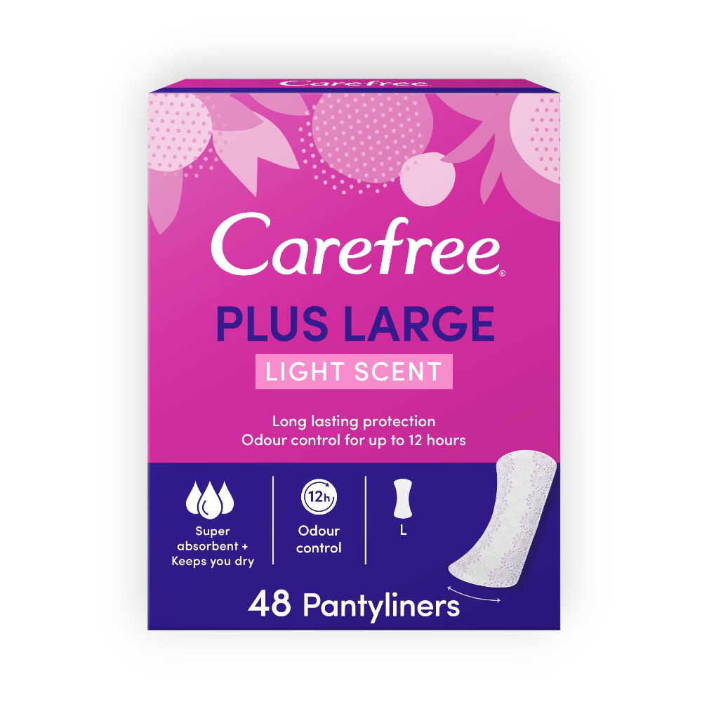 CAREFREE PLUS LARGE 48 Piece