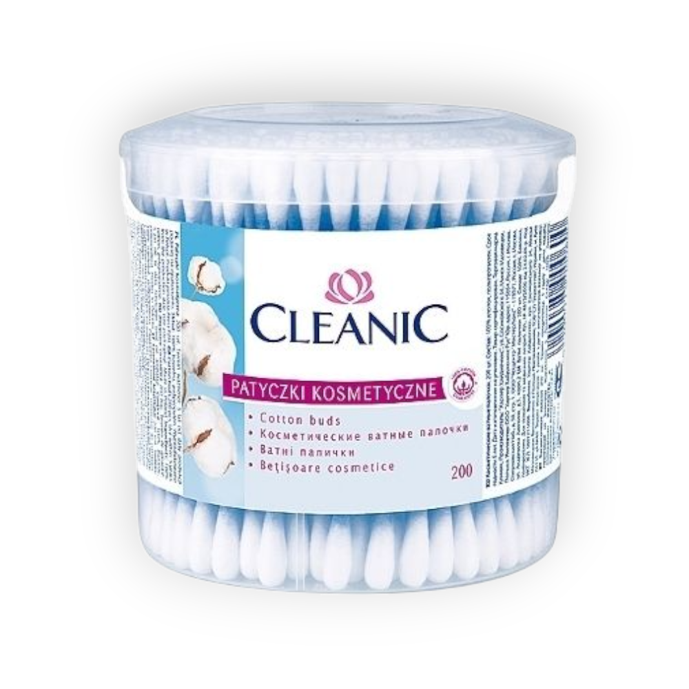 CLEANIC PROFESSIONAL COTTON BUDS 200 Piece