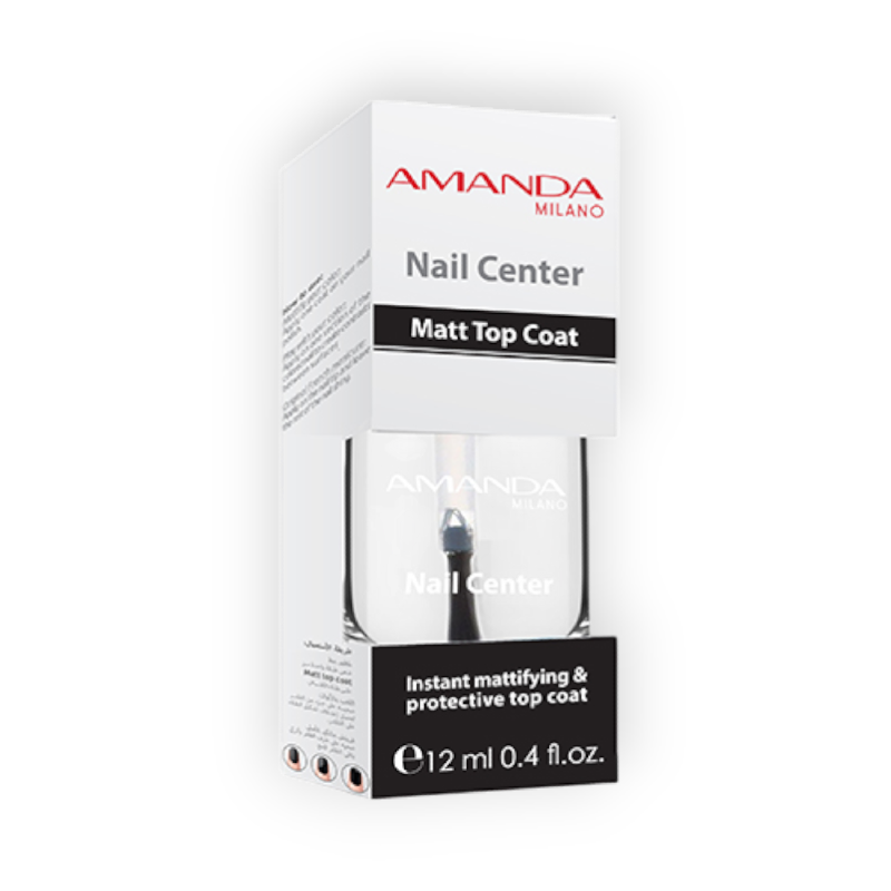 AMANDA NAIL CENTER MATT TOP COAT 12ML