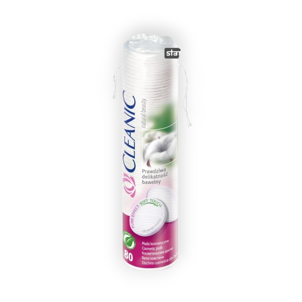 CLEANIC PURE EFFECT COTTON PADS 80 Piece 105