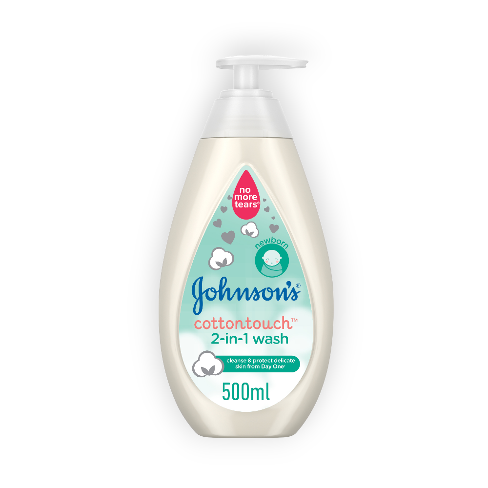 JOHNSONS COTTON TOUCH 2 IN 1 WASH 500ML