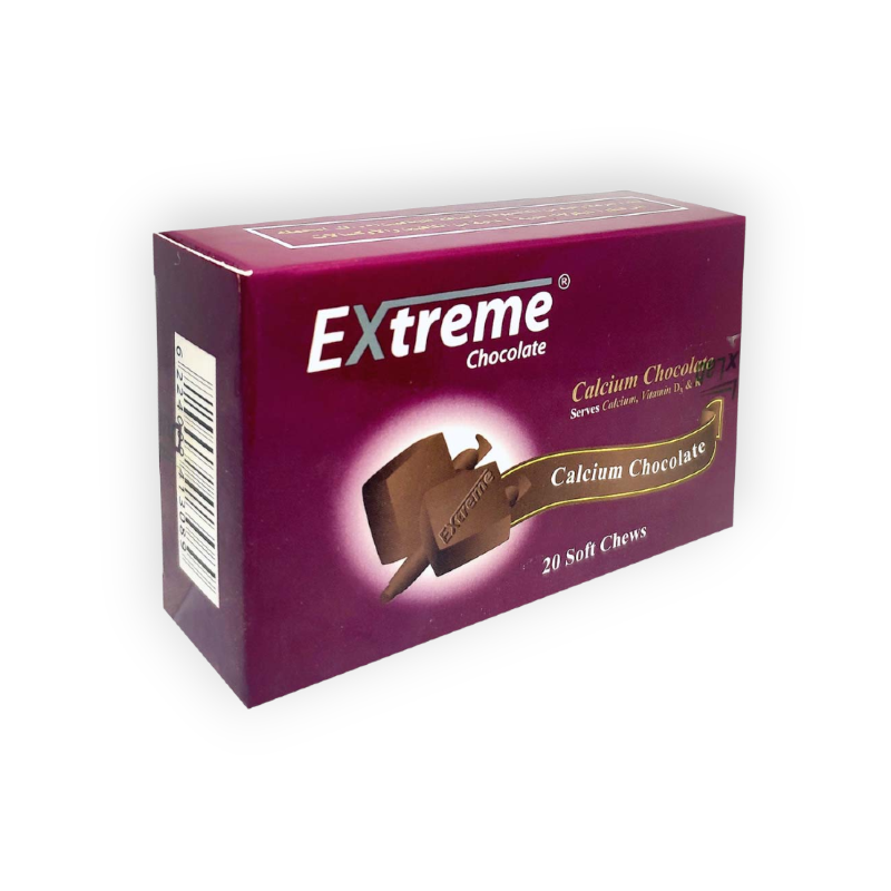 EXTREME CALCIUM CHOCOLATE 20 PIECES
