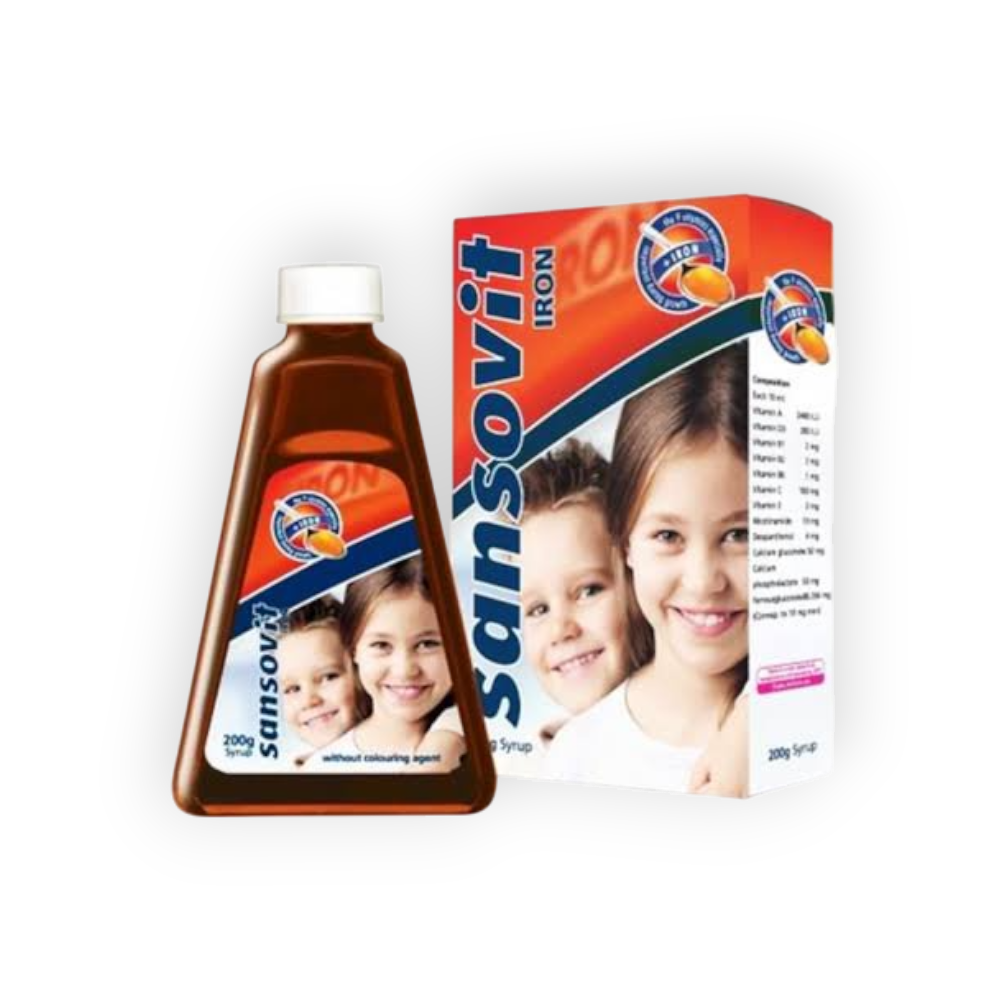 SANSOVIT IRON WITH CHOCOLATE 200 MG