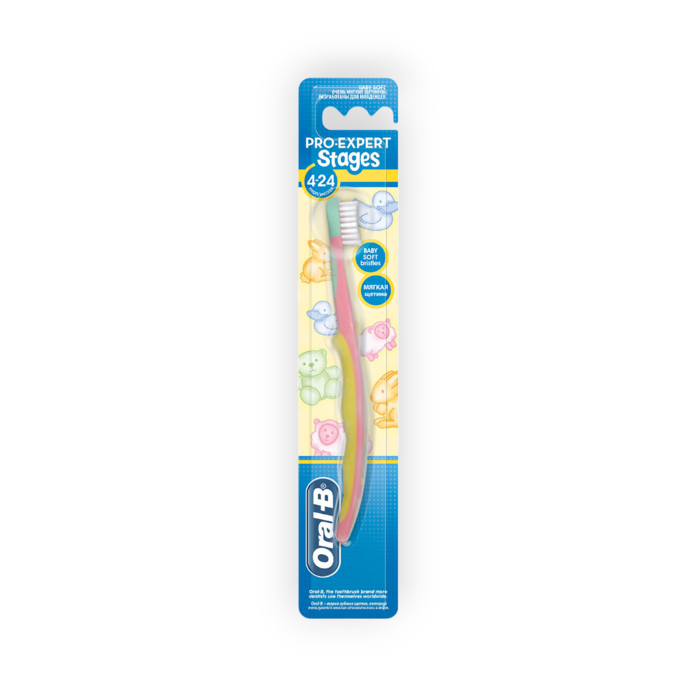 ORAL.B PRO-EX STAGES XS 0_2 BABY SOFT TOOTH BRUSH