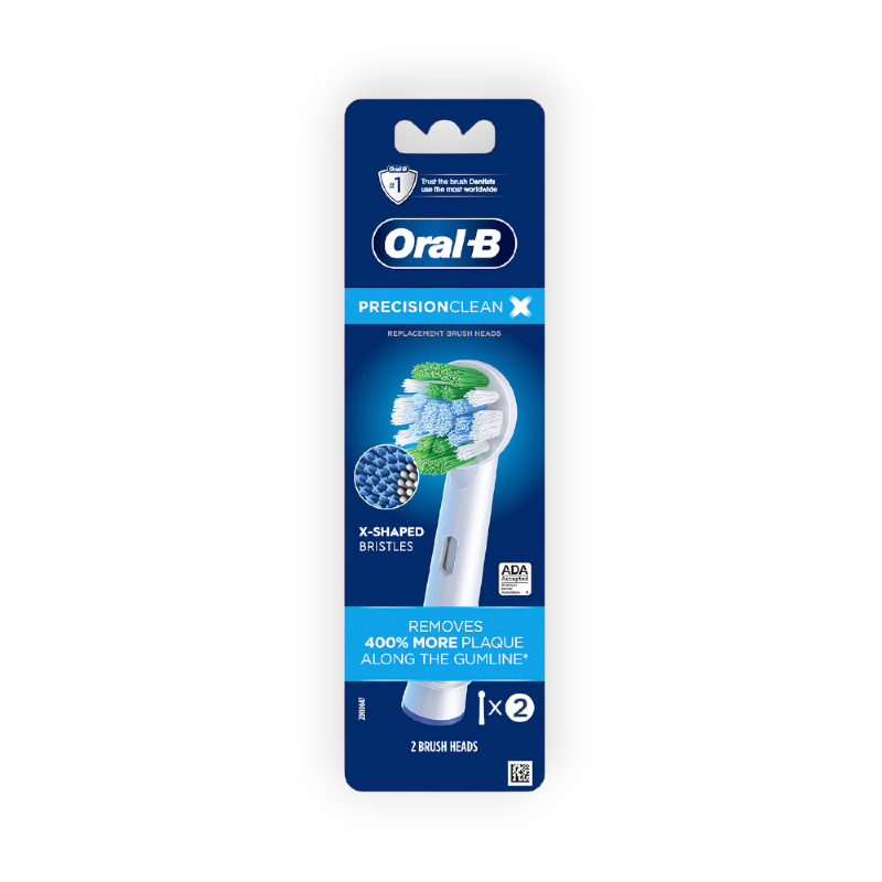 ORAL-B PRECISION CLEAN 2 BRUSH HEADS 324